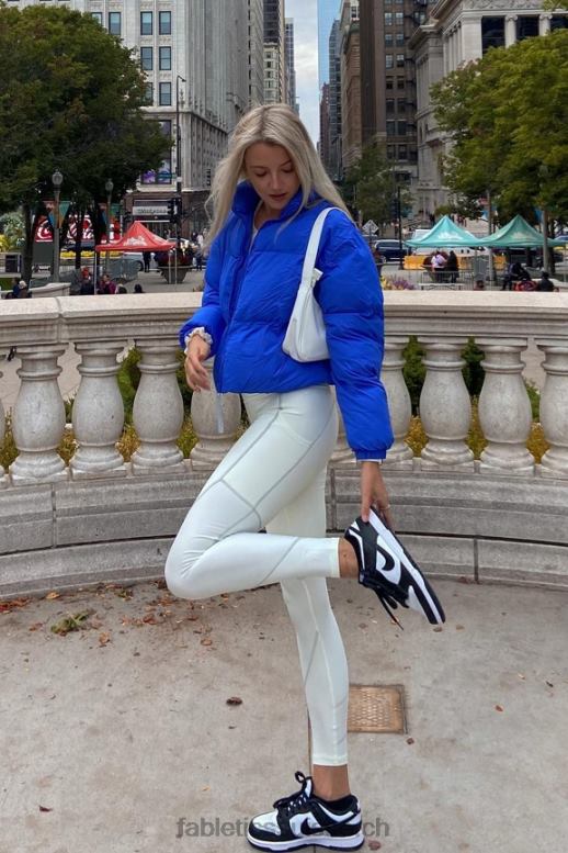 femmes doudoune courte Wander B0B6R2775 logo piscina/cerisier électrique Fabletics