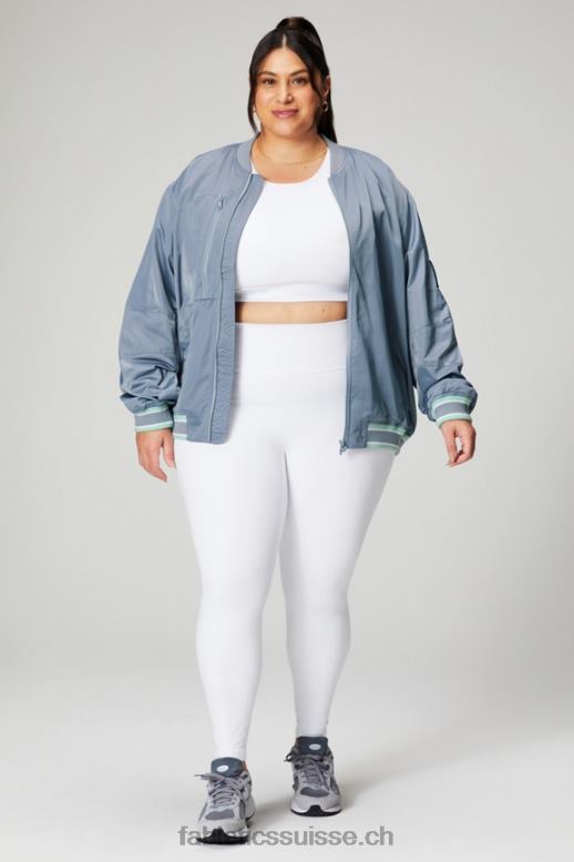 femmes veste bomber en satin B0B6R2768 nuage de pluie/soleil du désert Fabletics
