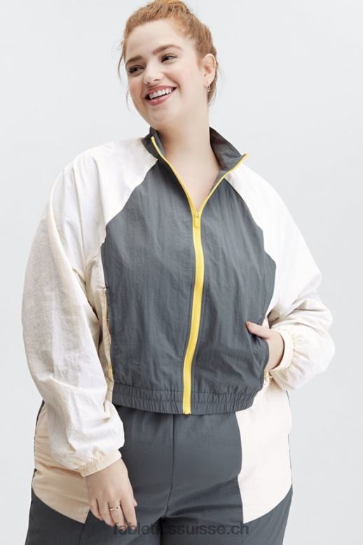 femmes veste de survêtement alayia color block B0B6R2812 nuage d'orage multi Fabletics