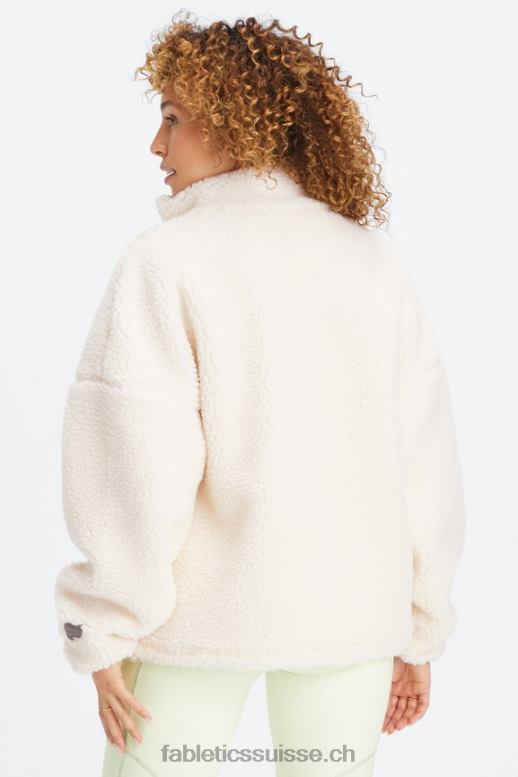 femmes veste teddy rylan B0B6R2793 logo aigrette/écorce de saule Fabletics