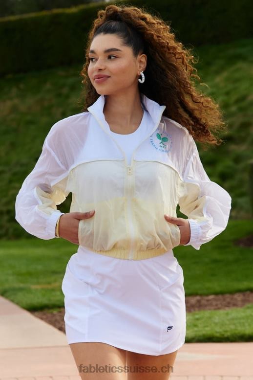 femmes veste tissée payton B0B6R2754 blanc classique/crème/graphique Fabletics