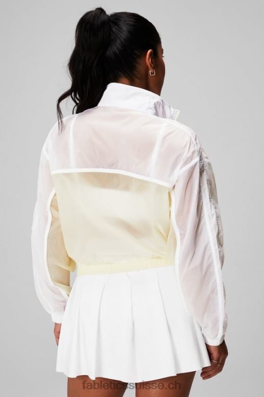 femmes veste tissée payton B0B6R2754 blanc classique/crème/graphique Fabletics
