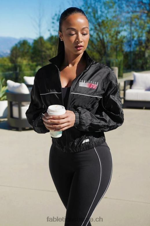 femmes veste tissée payton B0B6R2758 sport noir/ombré Fabletics