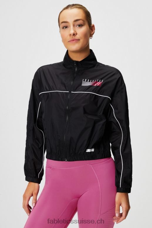 femmes veste tissée payton B0B6R2758 sport noir/ombré Fabletics