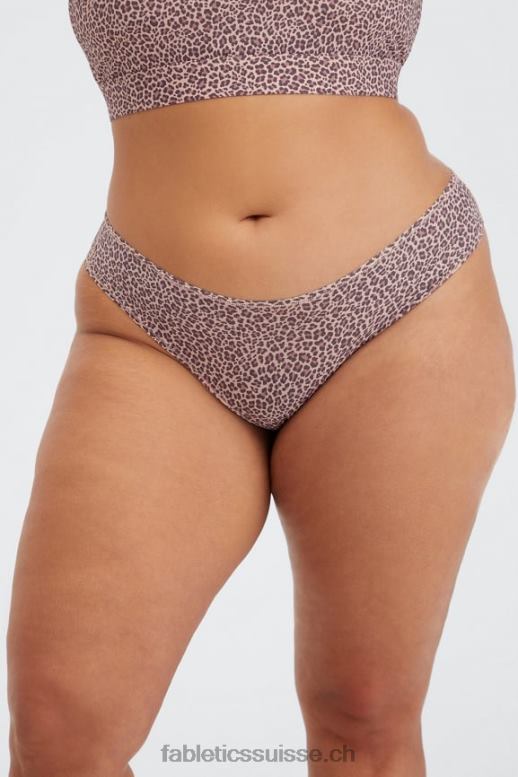 femmes ensemble nu de 3 pièces B0B6R2890 baiser de léopard rouge Fabletics