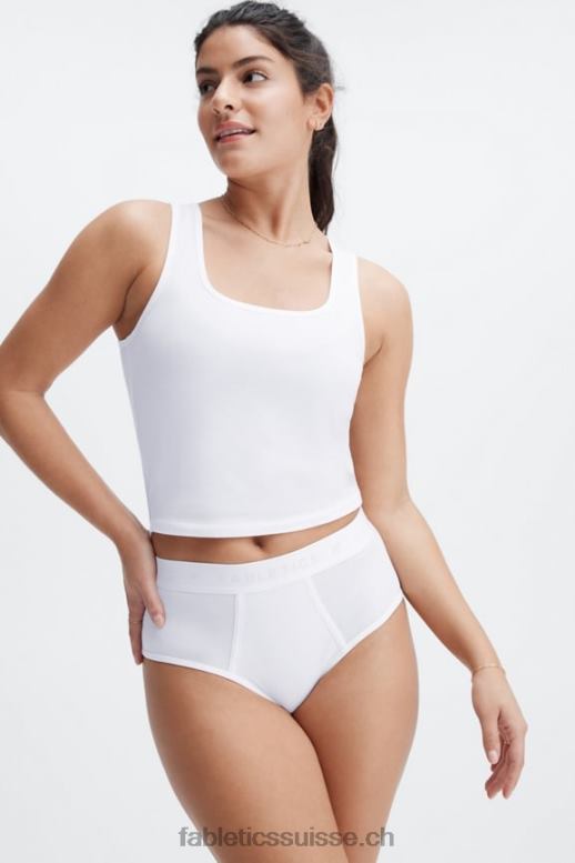 femmes Culotte taille haute 24-7 B0B6R2860 blanc Fabletics