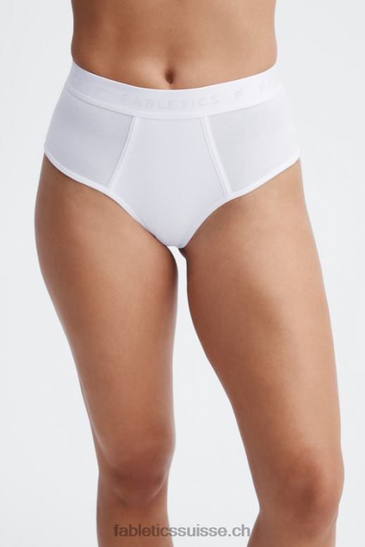 femmes Culotte taille haute 24-7 B0B6R2860 blanc Fabletics