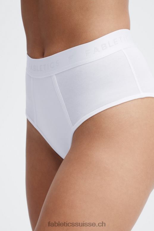 femmes Culotte taille haute 24-7 B0B6R2860 blanc Fabletics