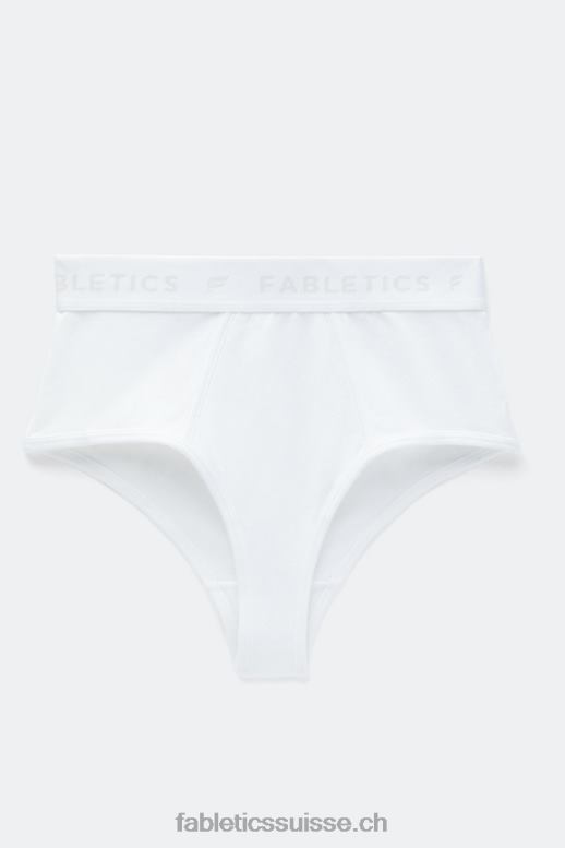 femmes Culotte taille haute 24-7 B0B6R2860 blanc Fabletics