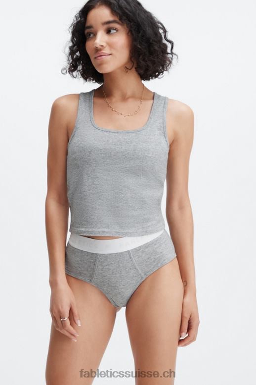 femmes Culotte taille haute 24-7 B0B6R2863 gris moyen chiné Fabletics