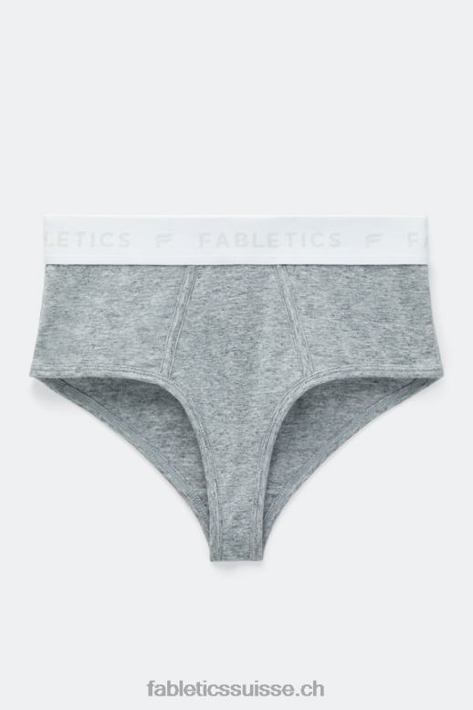 femmes Culotte taille haute 24-7 B0B6R2863 gris moyen chiné Fabletics