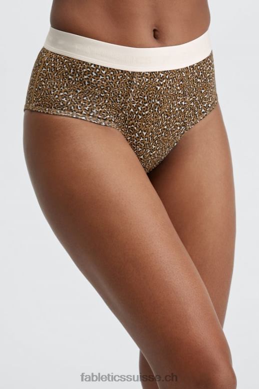 femmes Culotte taille haute 24-7 B0B6R2866 tache de léopard bronze foncé Fabletics