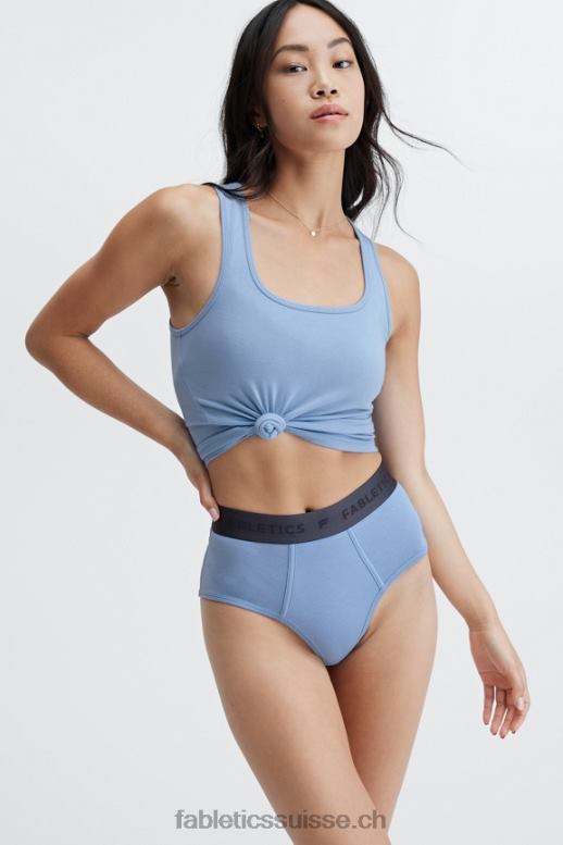 femmes Culotte taille haute 24-7 B0B6R2872 bleu hollandais Fabletics