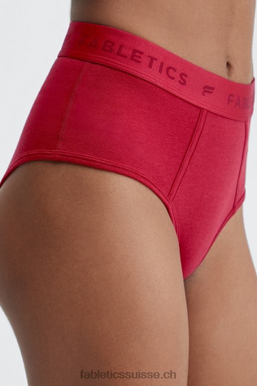femmes Culotte taille haute 24-7 B0B6R2874 rouge foncé Fabletics