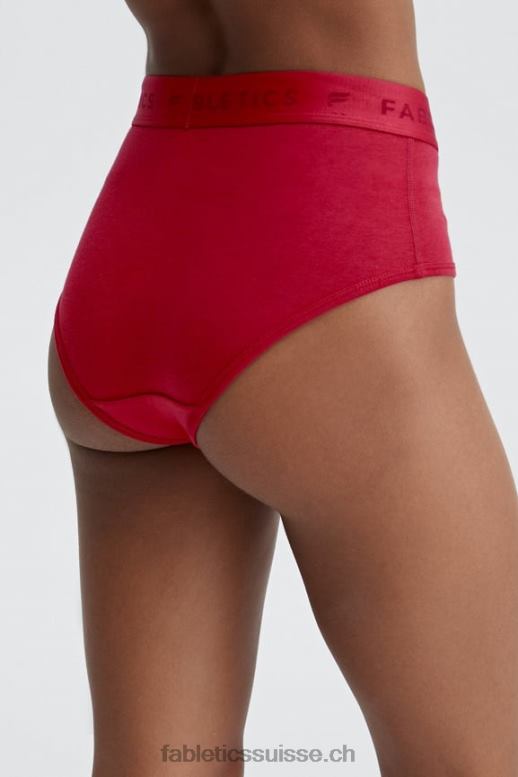 femmes Culotte taille haute 24-7 B0B6R2874 rouge foncé Fabletics