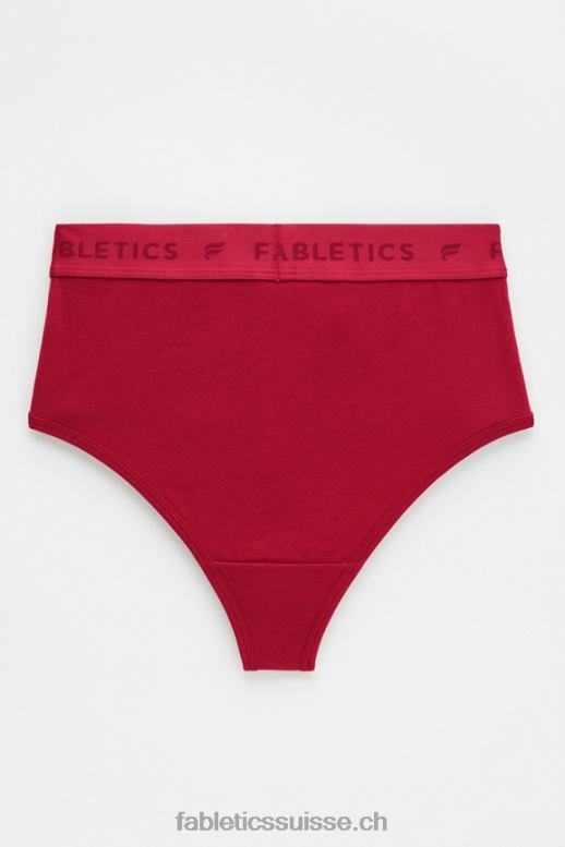 femmes Culotte taille haute 24-7 B0B6R2874 rouge foncé Fabletics