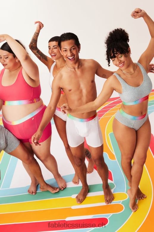 femmes Culotte taille haute 24/7 pride B0B6R2861 rouge magenta Fabletics