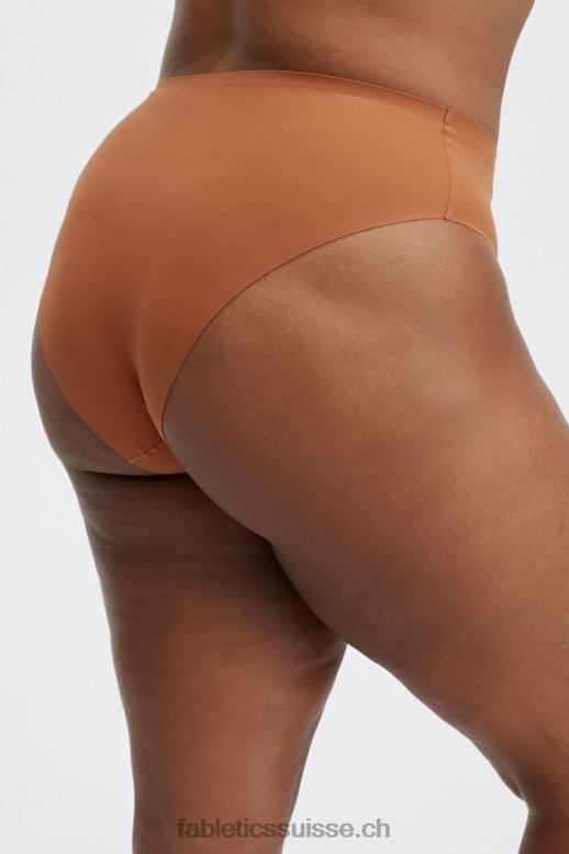 femmes aiko culotte coquine coupe haute contrecollée B0B6R2905 brique cuite Fabletics
