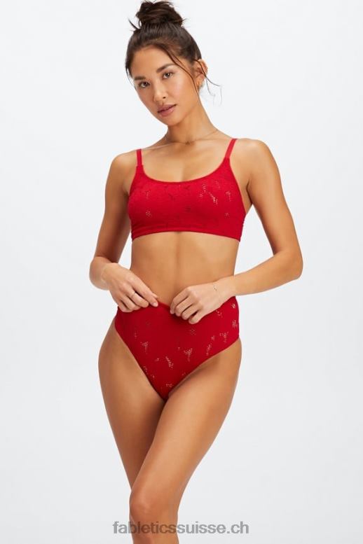femmes culotte coquine en dentelle sans couture B0B6R2895 cerise sucrée Fabletics