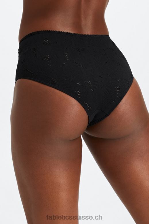 femmes culotte coquine en dentelle sans couture B0B6R2896 noir Fabletics
