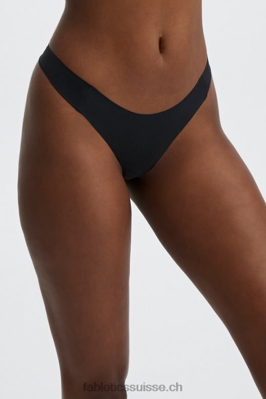 femmes le string invisible B0B6R2823 noir Fabletics