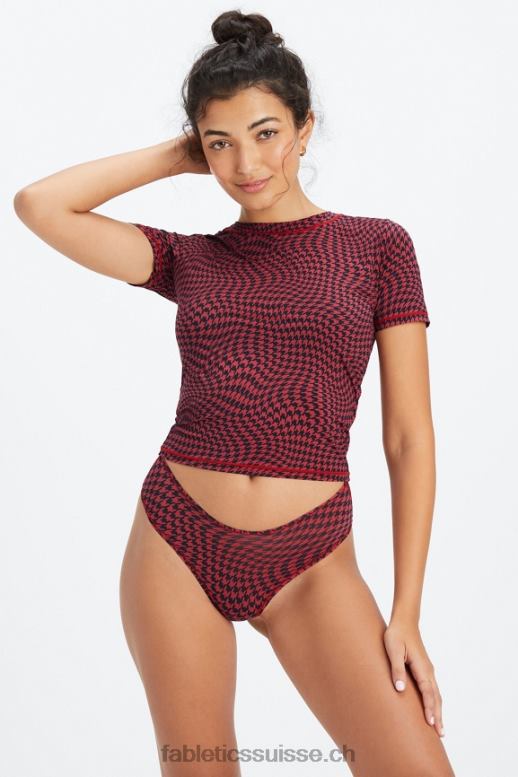 femmes slip classique au toucher fin B0B6R2830 sergé torsadé Fabletics