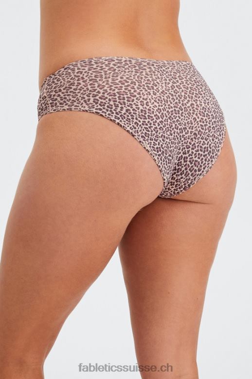 femmes slip classique au toucher fin B0B6R2834 tache de léopard rosette poussiéreuse Fabletics