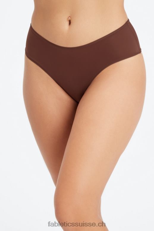 femmes slip classique au toucher fin B0B6R2836 marron selle Fabletics