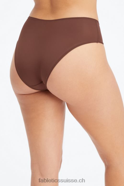 femmes slip classique au toucher fin B0B6R2836 marron selle Fabletics