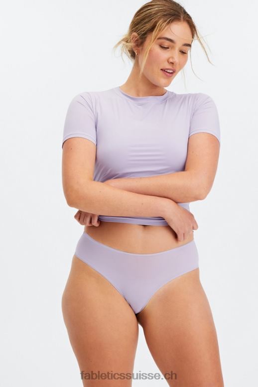 femmes slip classique au toucher fin B0B6R2837 ombre Fabletics