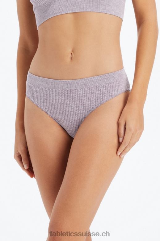 femmes slip en maille torsadée B0B6R2820 bruyère prune fanée Fabletics