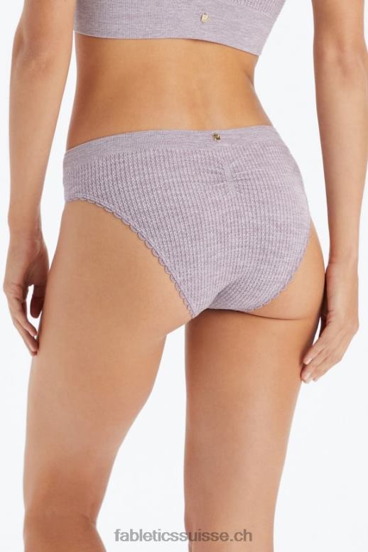 femmes slip en maille torsadée B0B6R2820 bruyère prune fanée Fabletics