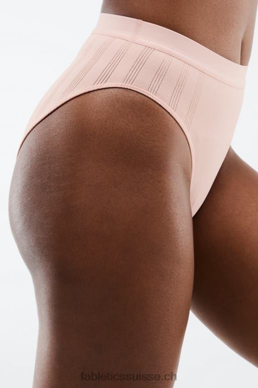 femmes slip taille haute en maille sculpturale B0B6R2854 rosette poussiéreuse Fabletics