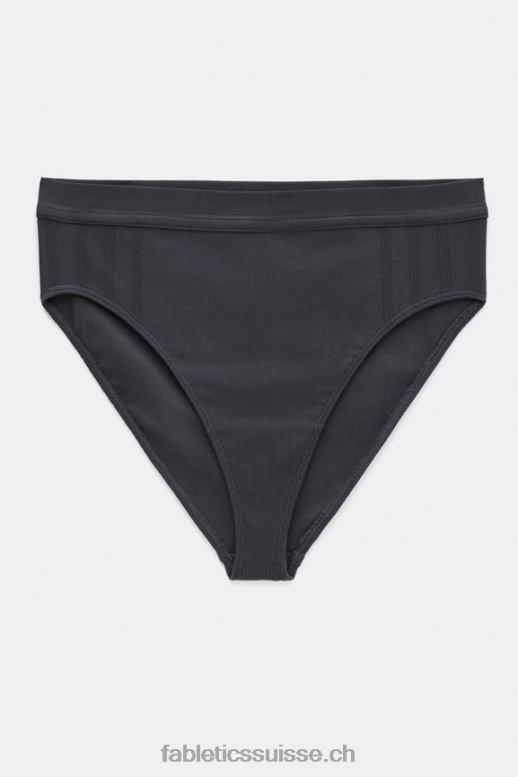 femmes slip taille haute en maille sculpturale B0B6R2855 étain Fabletics