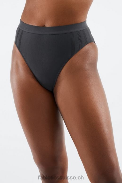 femmes slip taille haute en maille sculpturale B0B6R2857 fer Fabletics