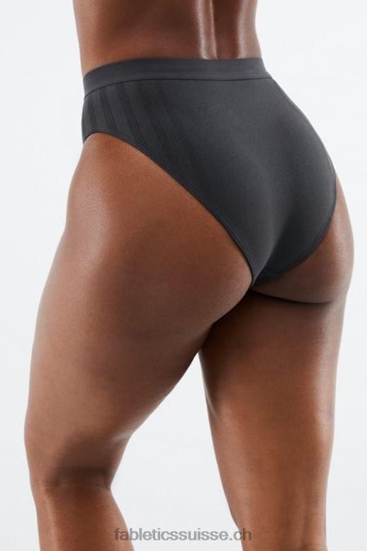 femmes slip taille haute en maille sculpturale B0B6R2857 fer Fabletics