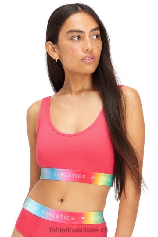 femmes Brassière Pride Lounge 24h/24 et 7j/7 B0B6R1583 rouge magenta Fabletics