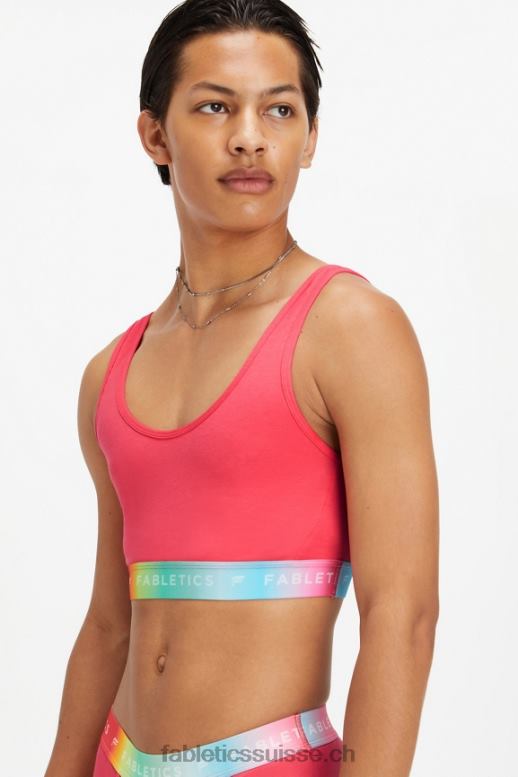 femmes Brassière Pride Lounge 24h/24 et 7j/7 B0B6R1583 rouge magenta Fabletics