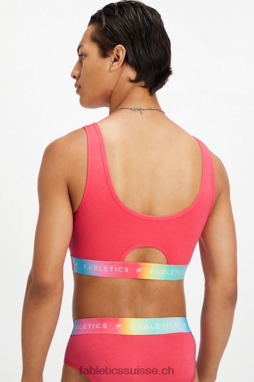 femmes Brassière Pride Lounge 24h/24 et 7j/7 B0B6R1583 rouge magenta Fabletics
