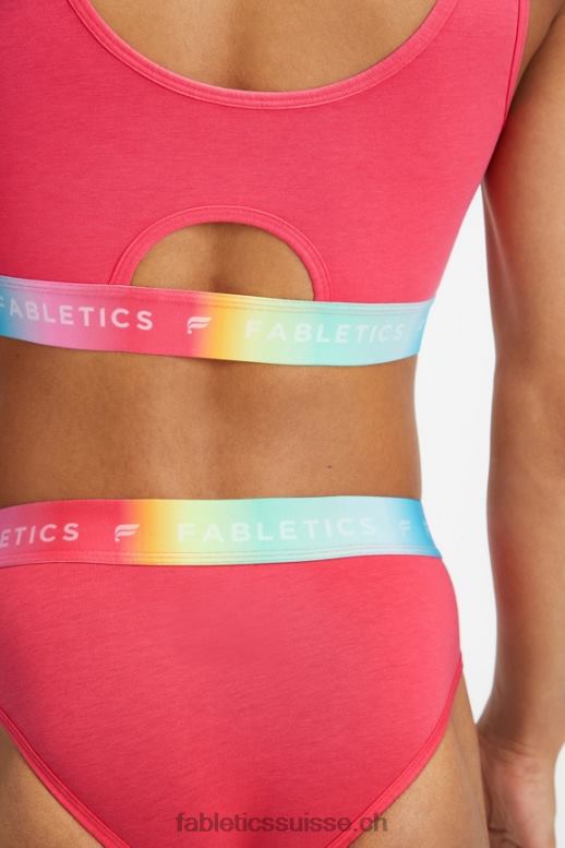 femmes Brassière Pride Lounge 24h/24 et 7j/7 B0B6R1583 rouge magenta Fabletics