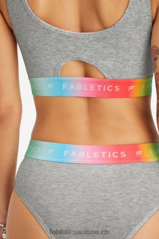 femmes Brassière Pride Lounge 24h/24 et 7j/7 B0B6R1584 gris clair chiné Fabletics