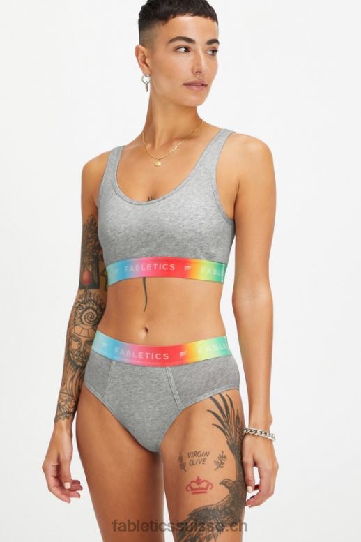 femmes Brassière Pride Lounge 24h/24 et 7j/7 B0B6R1584 gris clair chiné Fabletics