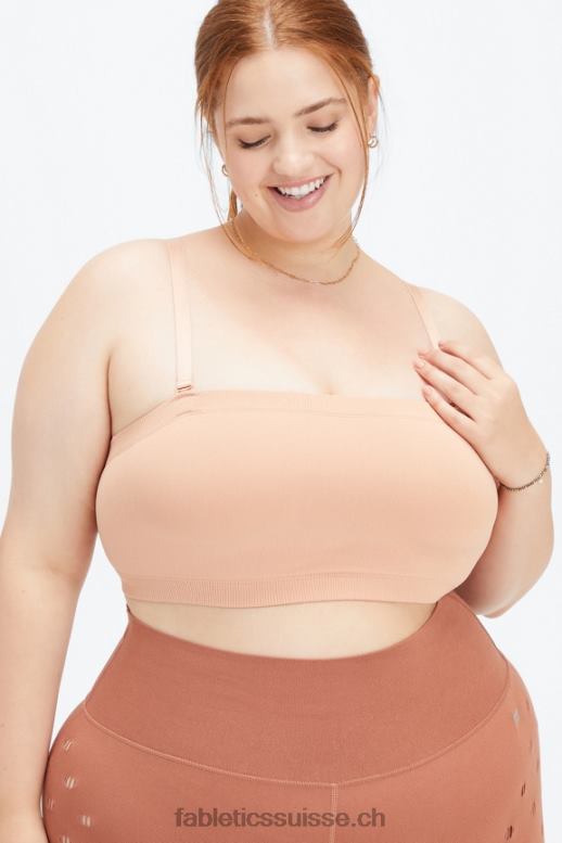 femmes bandeau camilla en maille sculpturale B0B6R1579 bois de santal Fabletics