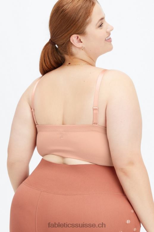 femmes bandeau camilla en maille sculpturale B0B6R1579 bois de santal Fabletics