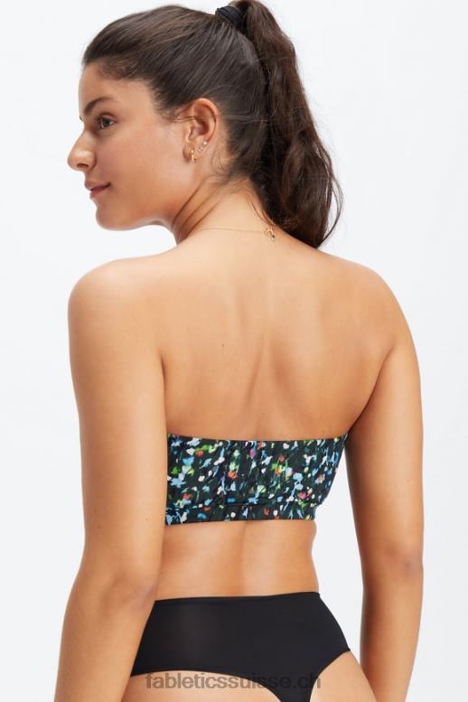 femmes bralette bandeau au toucher fin B0B6R1565 jardin de minuit Fabletics