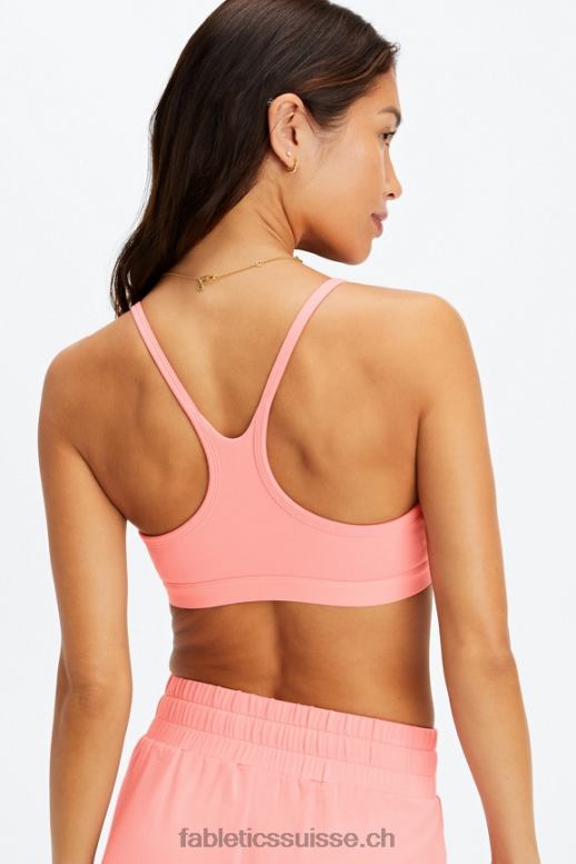 femmes bralette à dos nageur B0B6R1554 poussière rose Fabletics
