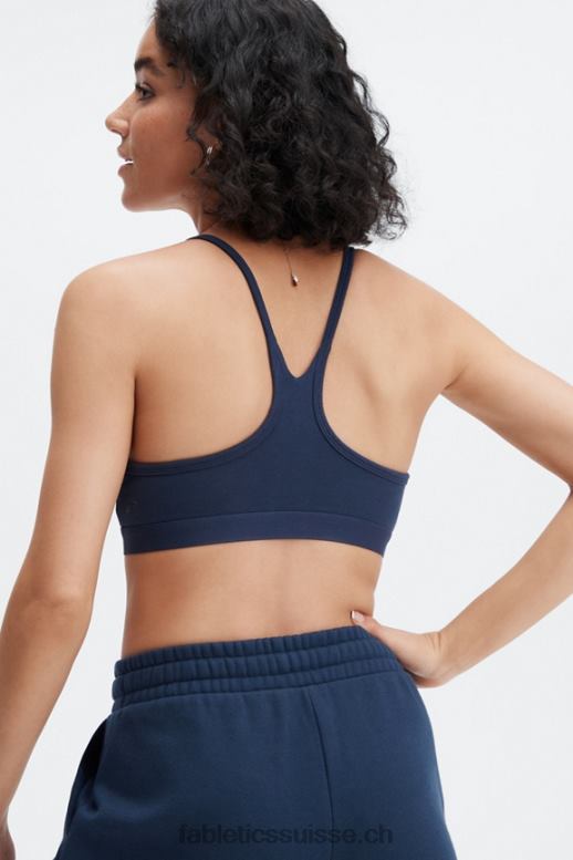 femmes bralette à dos nageur B0B6R1555 bleu marine profond Fabletics