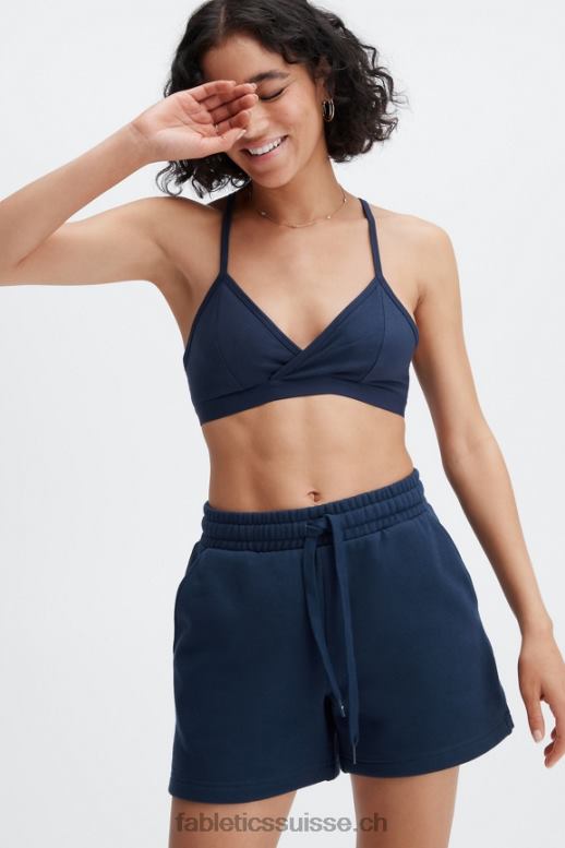 femmes bralette à dos nageur B0B6R1555 bleu marine profond Fabletics