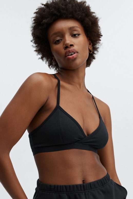 femmes bralette à dos nageur B0B6R1558 noir Fabletics