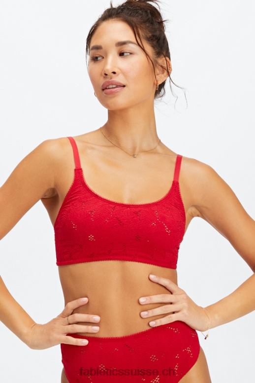 femmes bralette en dentelle sans couture B0B6R1524 cerise sucrée Fabletics